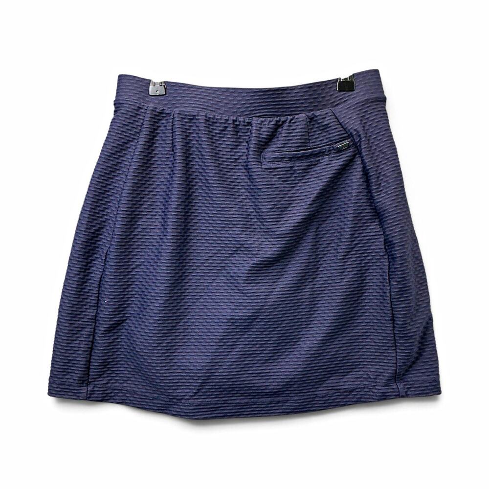 Tail Womens S Solid Blue Pull-On Athletic Skort Short Pockets Activewear